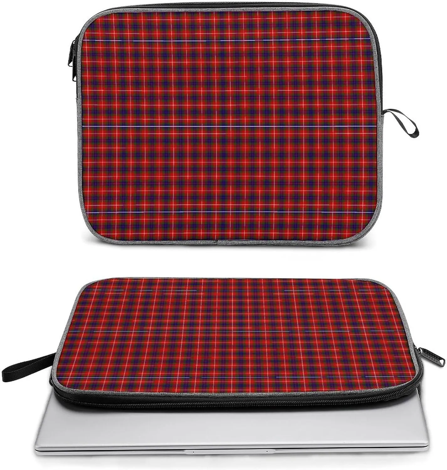 Clan Rutherford Tartan Large Capacity Portable Laptop Case Unisex