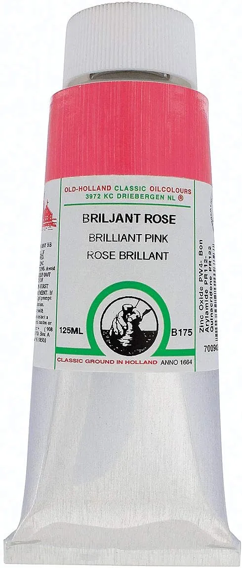 Classic Oil Color - Brilliant Pink, 125 ml tube