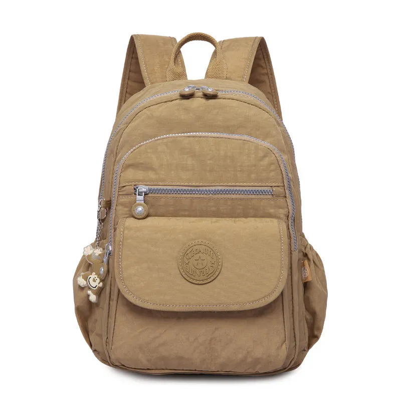 Classic Trendy Lightweight Nylon Washed Unisex Backpacks