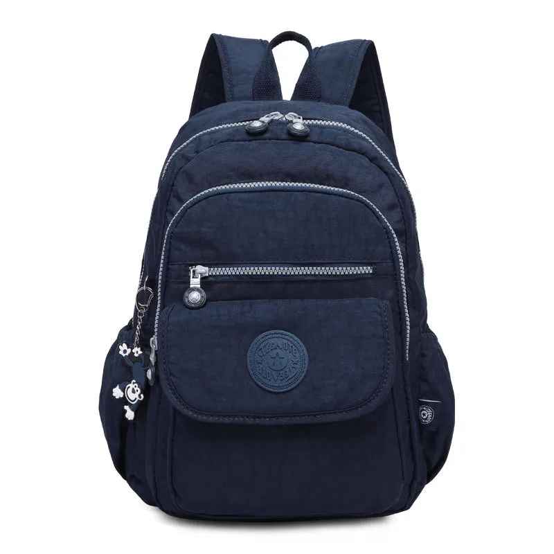 Classic Trendy Lightweight Nylon Washed Unisex Backpacks