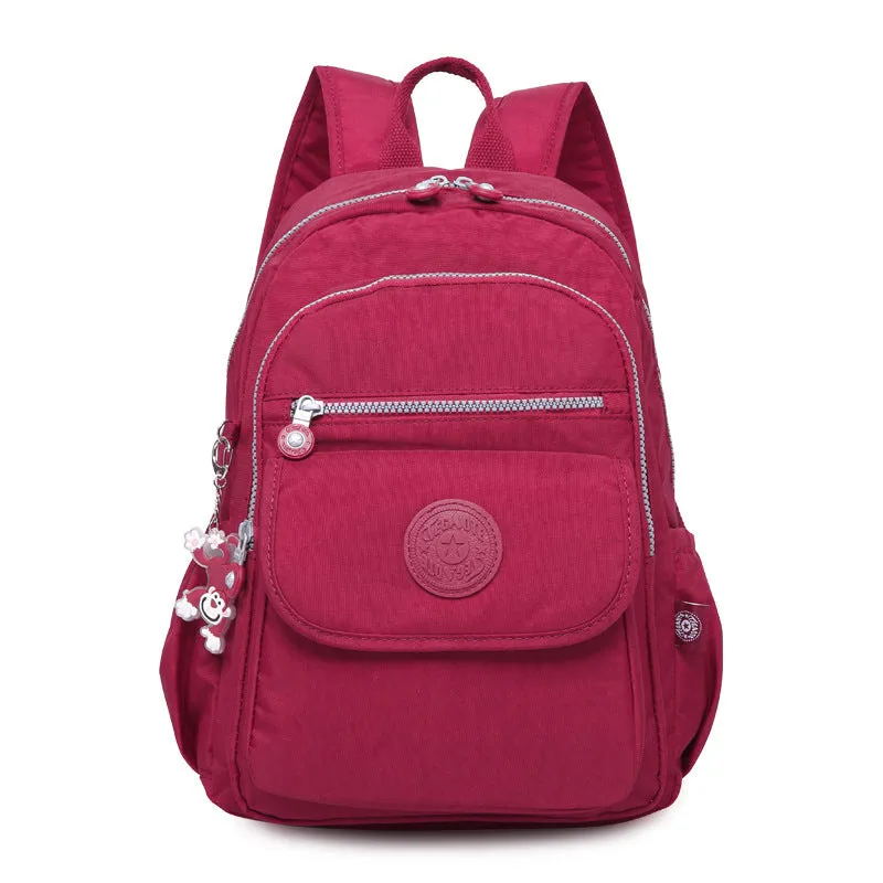 Classic Trendy Lightweight Nylon Washed Unisex Backpacks