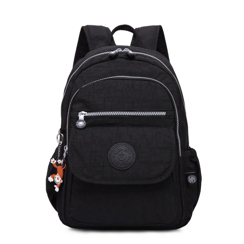 Classic Trendy Lightweight Nylon Washed Unisex Backpacks