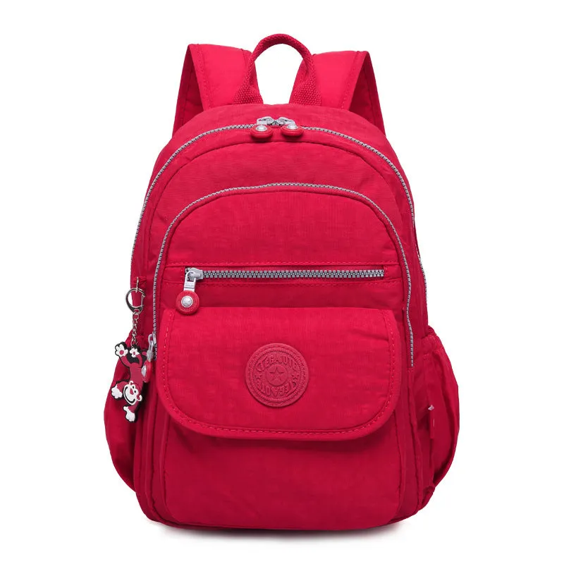 Classic Trendy Lightweight Nylon Washed Unisex Backpacks