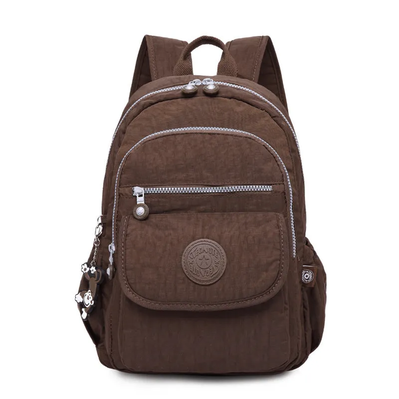 Classic Trendy Lightweight Nylon Washed Unisex Backpacks