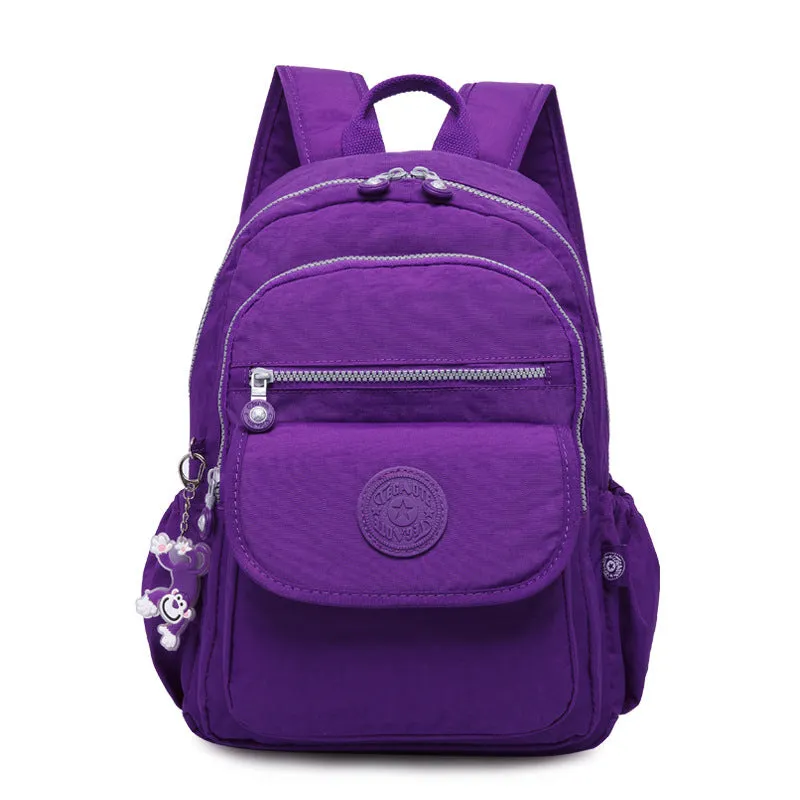 Classic Trendy Lightweight Nylon Washed Unisex Backpacks