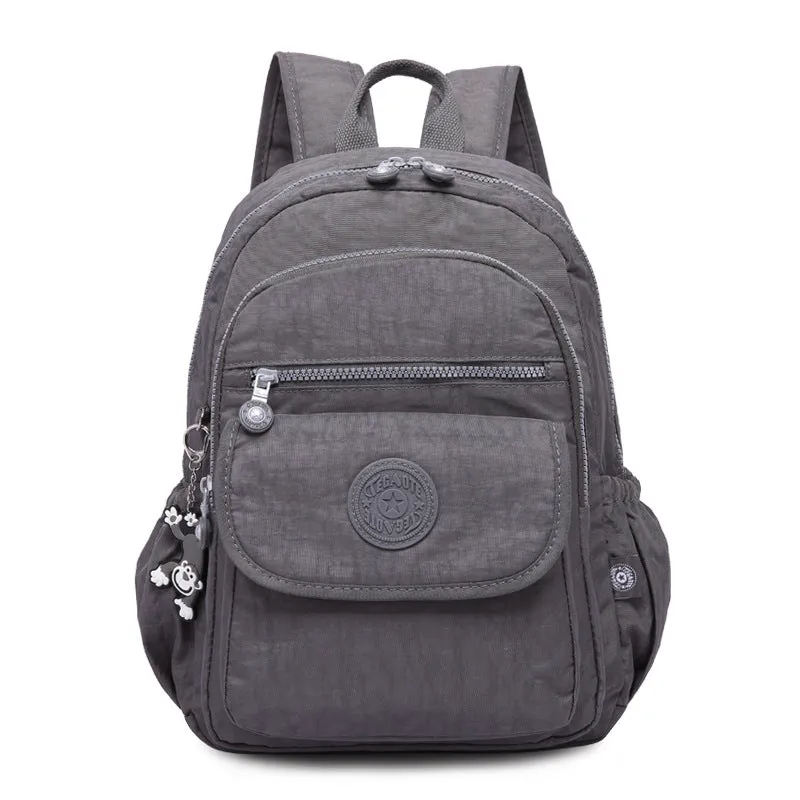 Classic Trendy Lightweight Nylon Washed Unisex Backpacks
