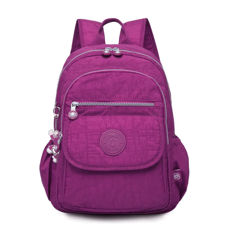 Classic Trendy Lightweight Nylon Washed Unisex Backpacks