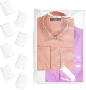 Clear Packing Bags, 12 x 18 Inches. Pack of 100 Poly Plastic Bags for Clothes or Toys. Waterproof Polyethylene Shirt Packaging, 2 Mil. Clear Poly Mailers for Clothing Packaging with Open End