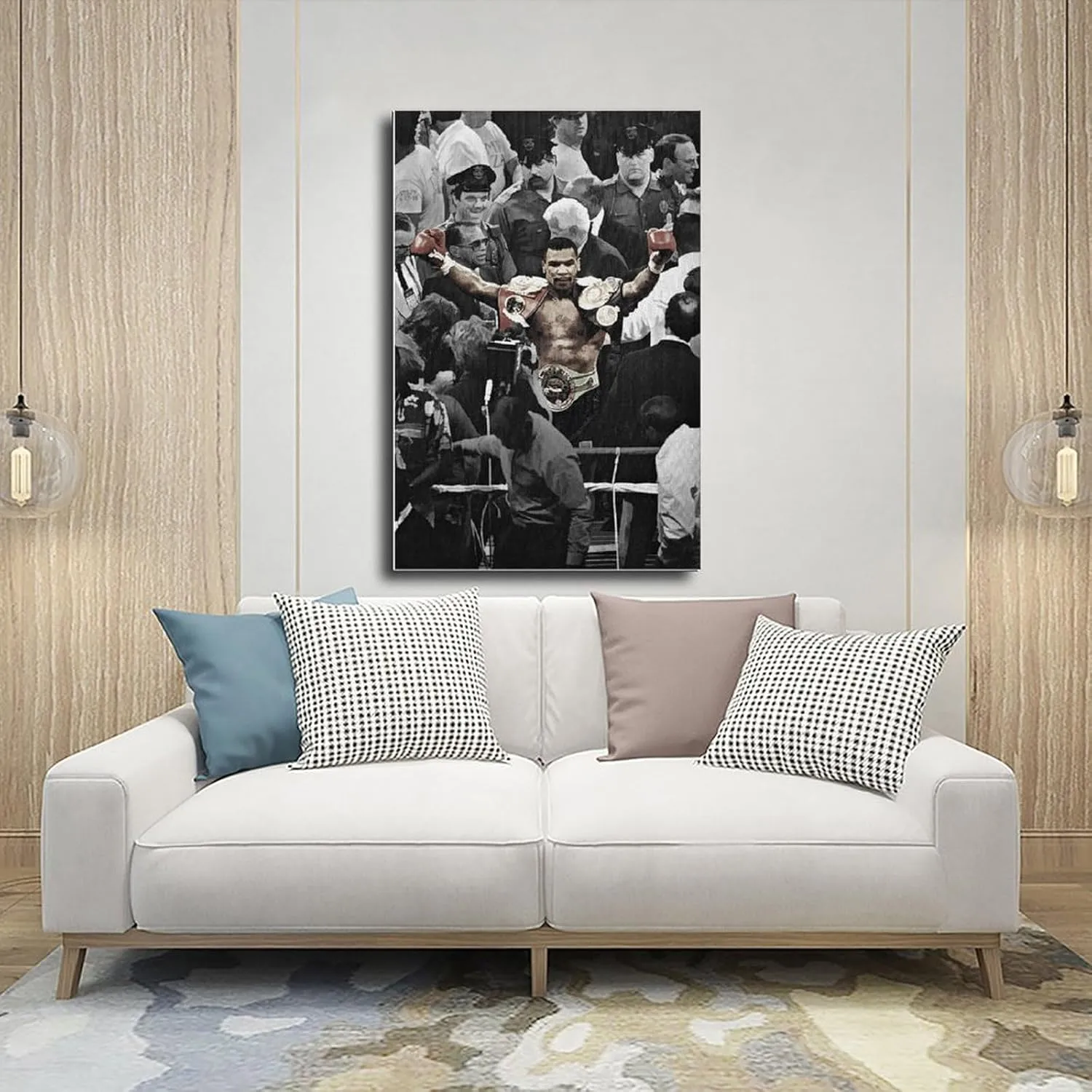 colagu Mike Tyson Boxing Poster 6 Canvas Poster Bedroom Decor Landscape Office Room Decor Gift Unframe:12x18inch(30x45cm)