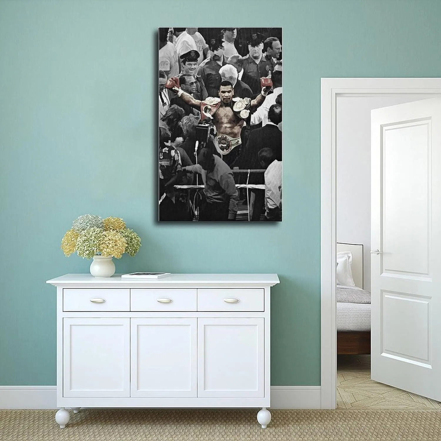 colagu Mike Tyson Boxing Poster 6 Canvas Poster Bedroom Decor Landscape Office Room Decor Gift Unframe:12x18inch(30x45cm)
