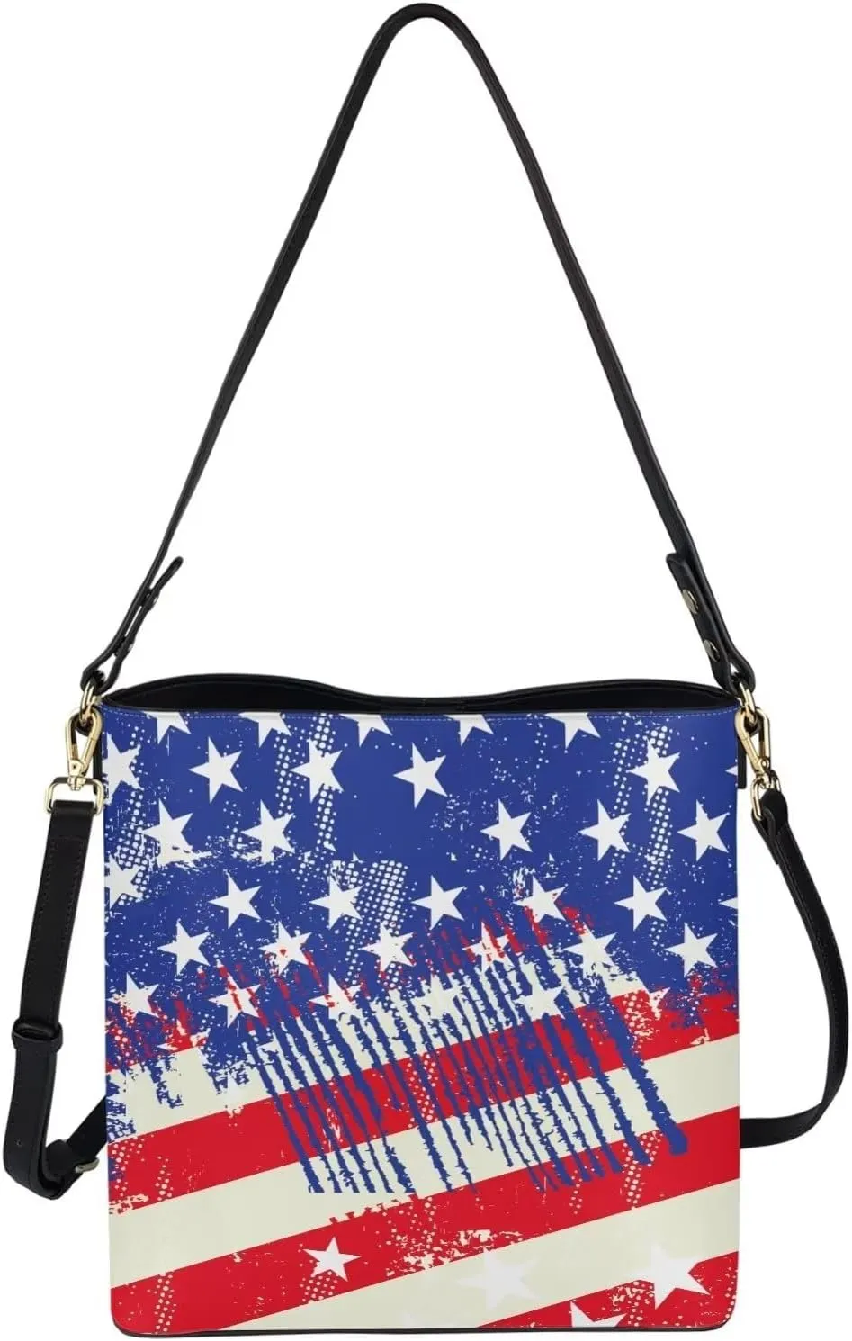 Coloranimal Women's Leather Handbags Purse with Buckle Large Capacity Crossbody Bags