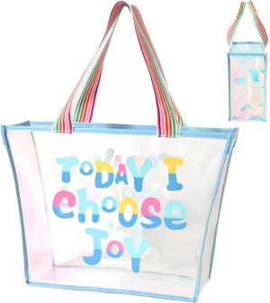 Colorful Laser Handbag, One Shoulder Waterproof Large Capacity Jelly Bag, Beach Bag, Swimming Bag, Student Storage Bag