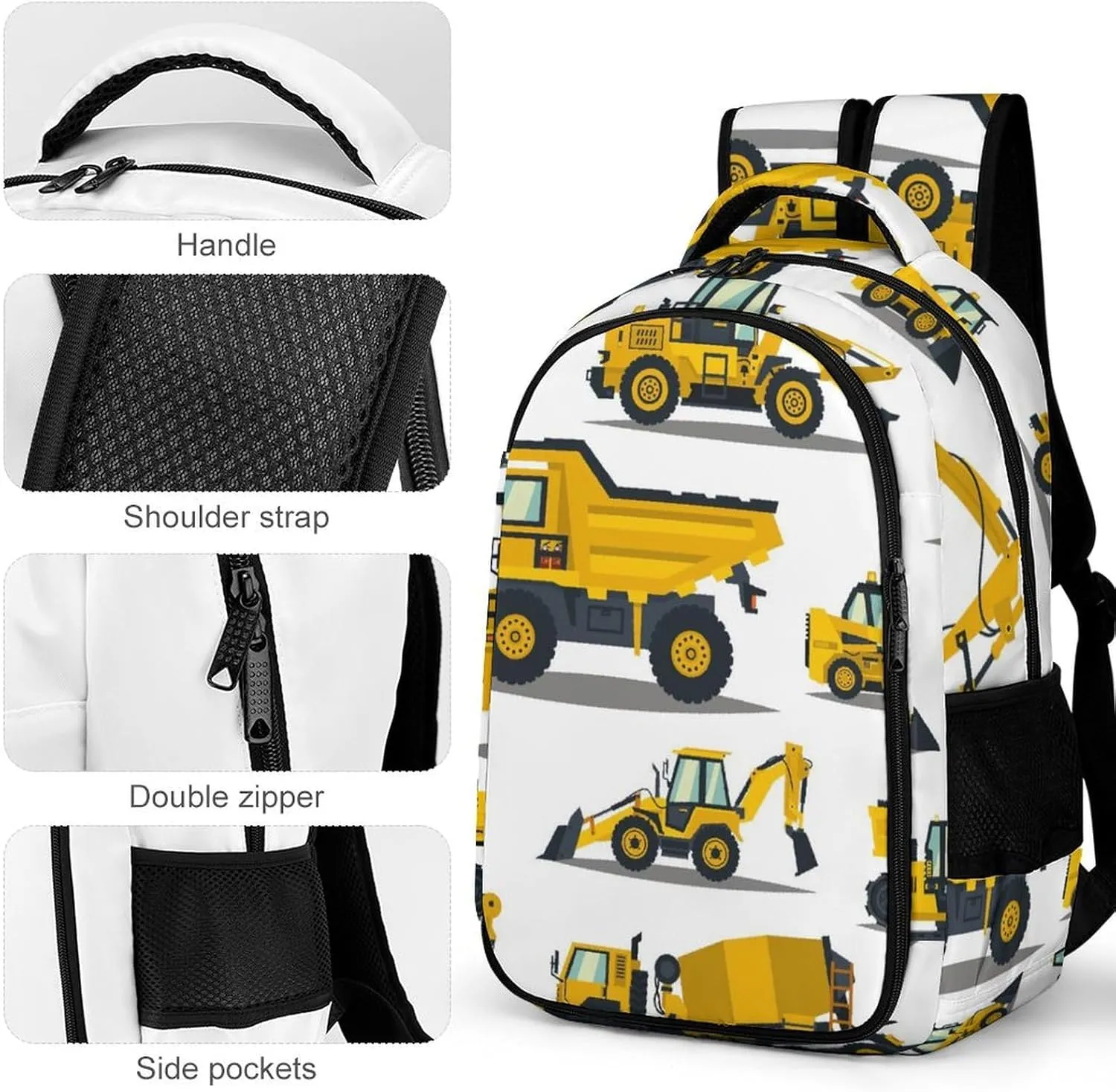 Complete Atlas of Building Equipment Capacity Commuter Lightweight Fashion Travel Backpack Unisex