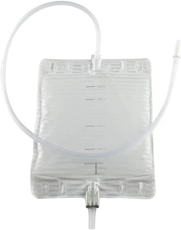 Conveen Security  Extra Large Leg Bag/Bedside Drainage Bag-Capacity: 51 fl oz (1500 ml) - UOM = Box of 10
