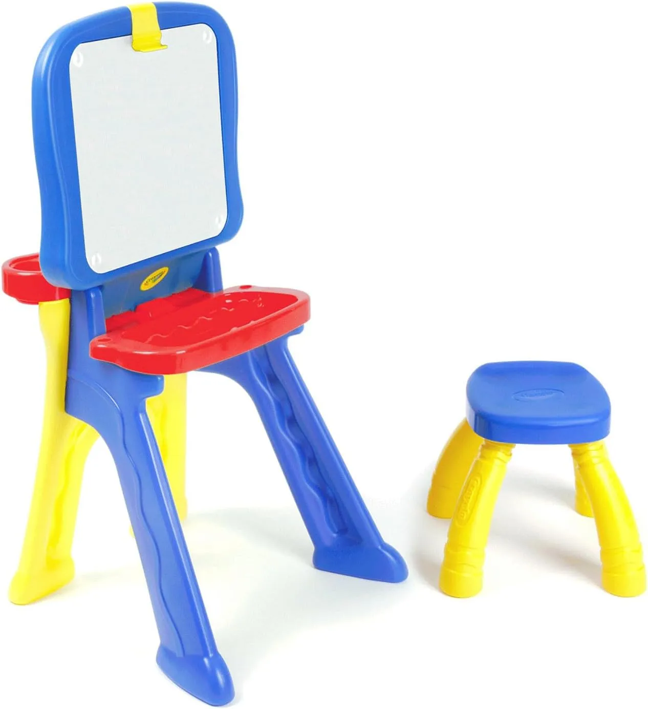 Crayola: Triple-The-Fun Art Studio - Converts Into Activity Desk, Includes Stool, Magnetic Dry Erase Board, Ages 3 