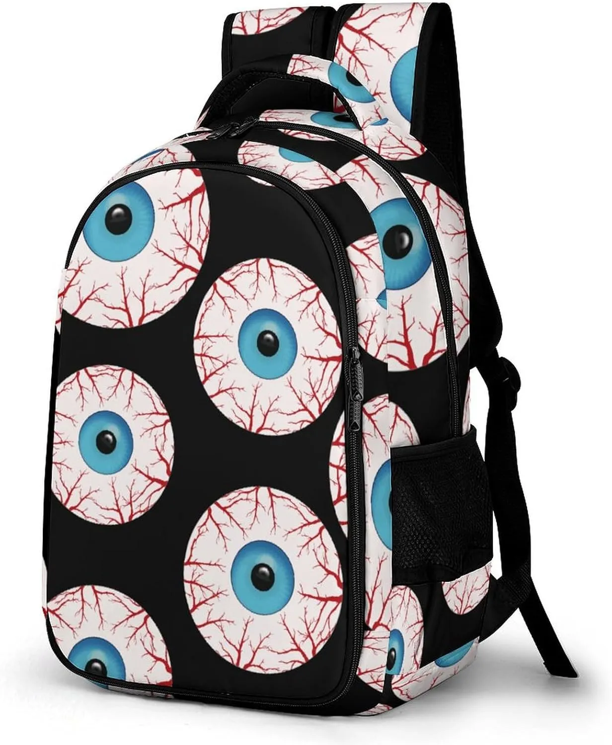 Creepy Bloodshot Eyeball Basic Backpack Travel Daypack for Men Women Work Hiking Laptop Bag