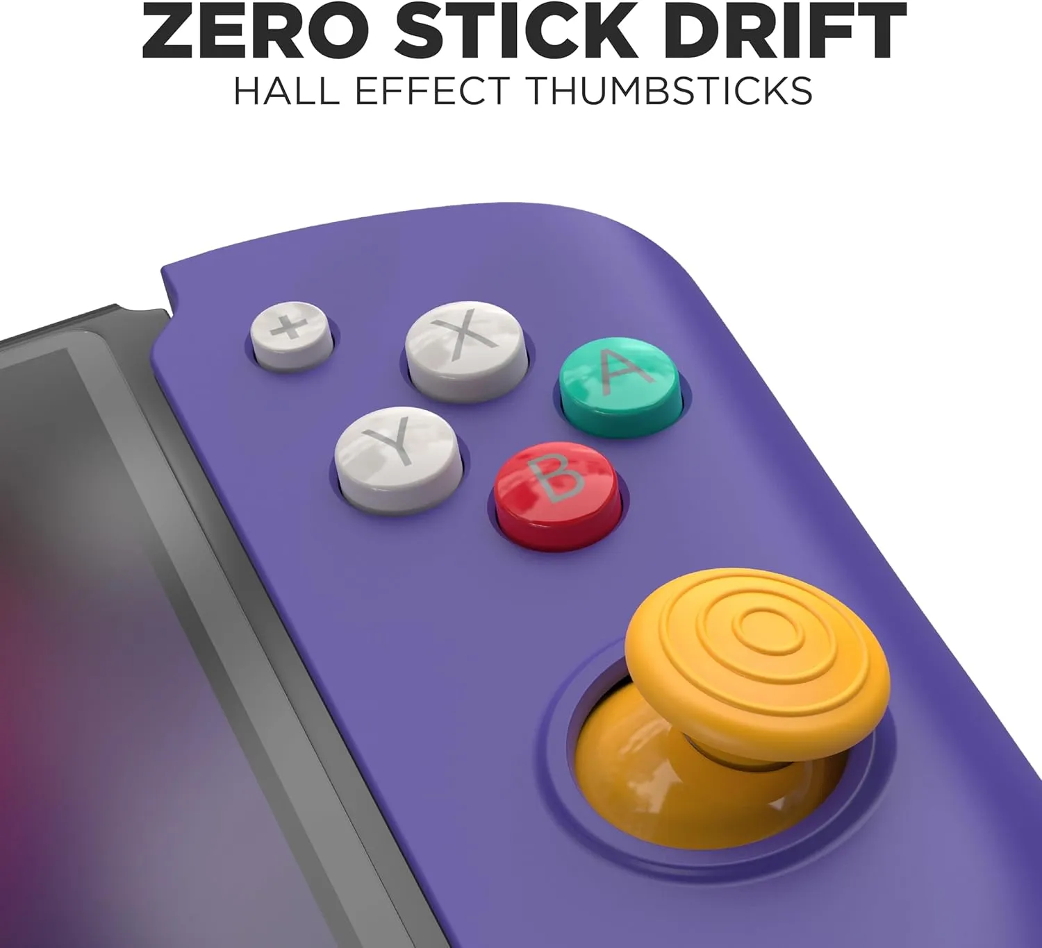 CRKD Nitro Deck Limited Edition with Carry Case - Professional Handheld Deck with Zero Stick Drift for Nintendo Switch and Switch OLED (Retro Purple - Nostalgia Collection)