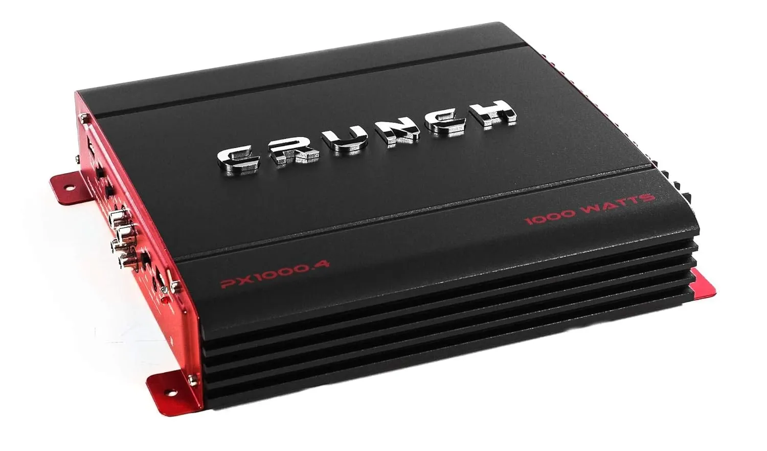 Crunch PX 1000.4 4 Channel 1000 Watt Amp A B Class Car Truck Motor Vehicle Stereo Power Amplifier, Lightweight 5.4 Pounds Black