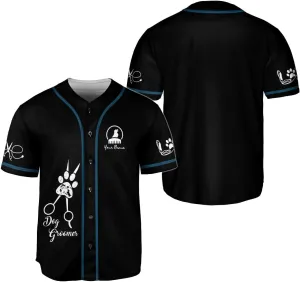 Custom Pet Grooming 3D Jersey for Men Women Lightweight Hair Repellent Shirt Personalized Dog Cat Groomer Shirts for Pet Shop BJ341