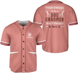 Custom Pet Grooming 3D Jersey for Men Women Lightweight Hair Repellent Shirt Personalized Dog Cat Groomer Shirts for Pet Shop BJ343