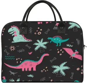 Cute Cats Head Fashionable Large Capacity Travel Handbag Unisex