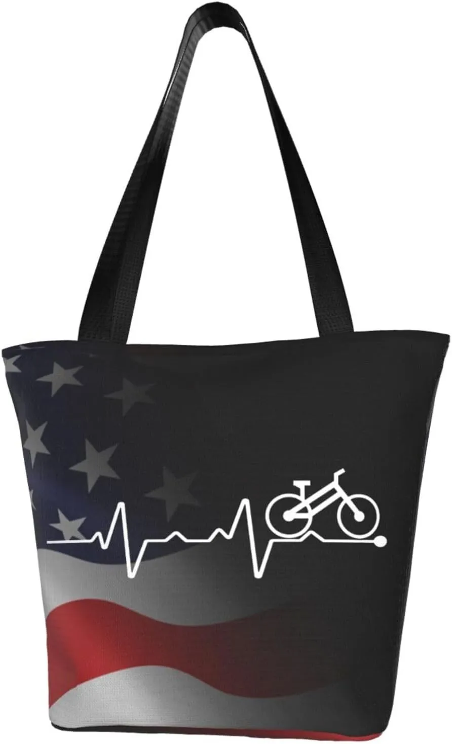 Cycling Heartbeat Fashion Shoulder Bag Large Capacity For Man Or Woman