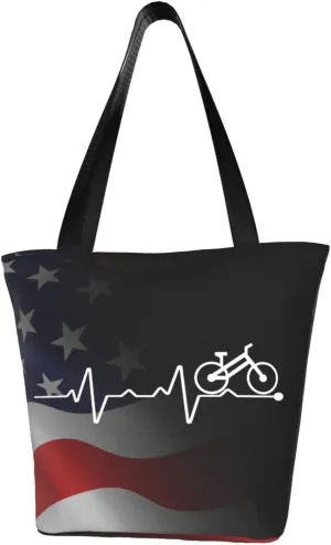 Cycling Heartbeat Fashion Shoulder Bag Large Capacity For Man Or Woman