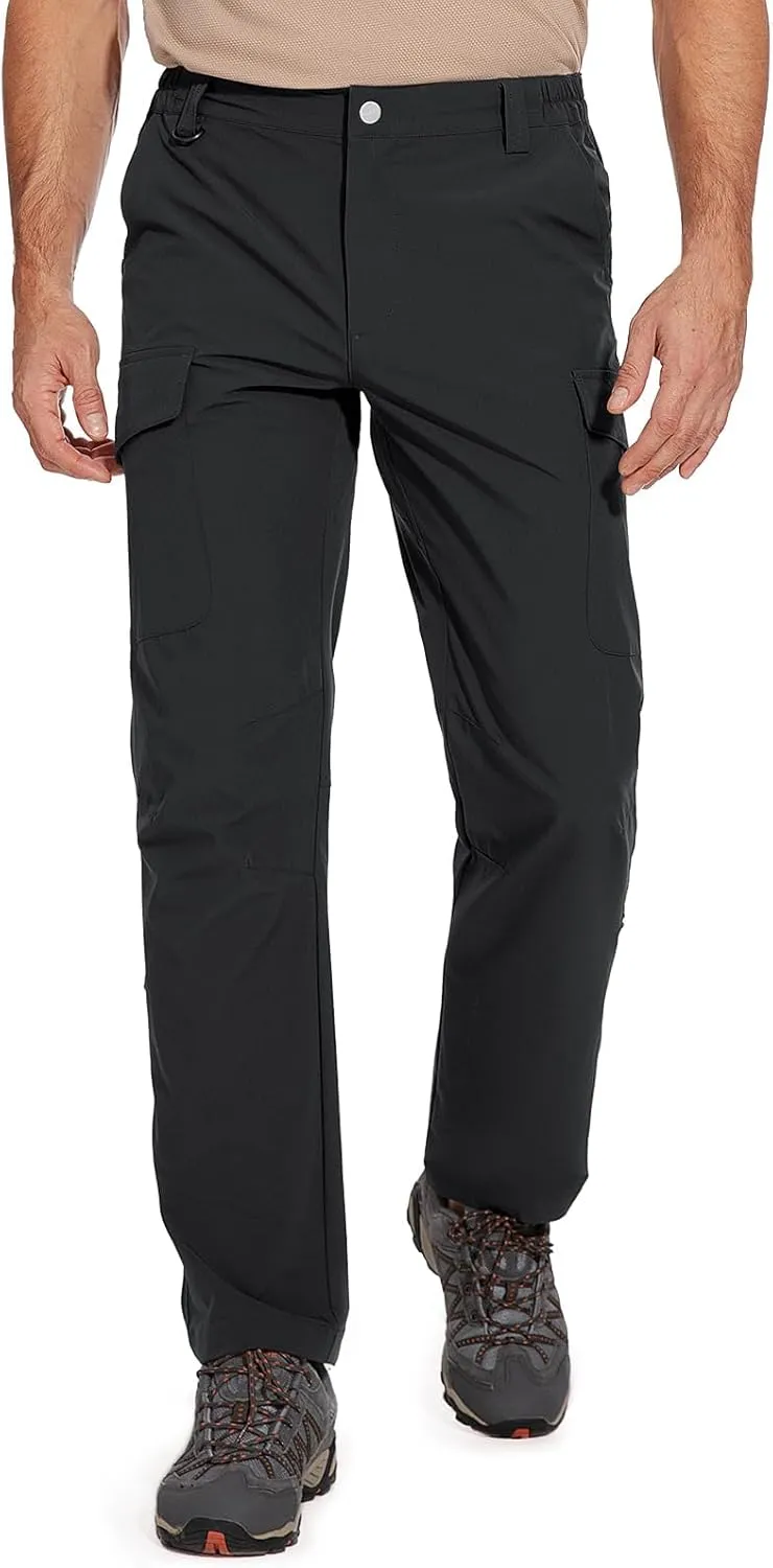 Cycorld Men's-Hiking-Pants-Lightweight-Water-Resistant-Quick-Dry Stretch for Travel Camping Fishing Outdoor