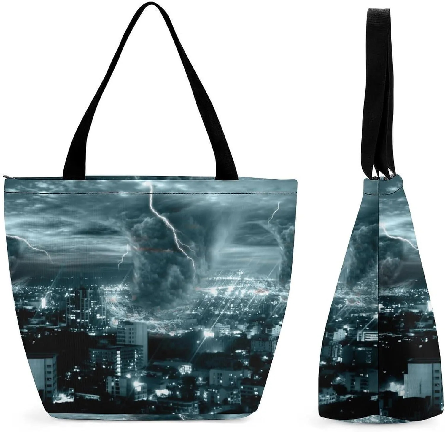 Dachshunds Clothes Dog Handheld Shopping Bag with Large Capacity for Outdoor Shopping
