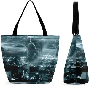 Dachshunds Clothes Dog Handheld Shopping Bag with Large Capacity for Outdoor Shopping