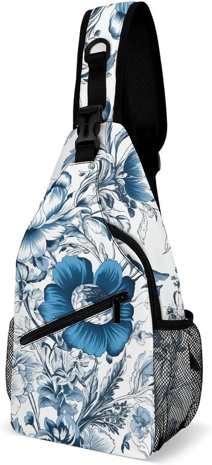 Dark And Light Colors Crossbody Bag, Sling Bag, Sling Backpack, Belt Bags for Travel Outdoors Hiking