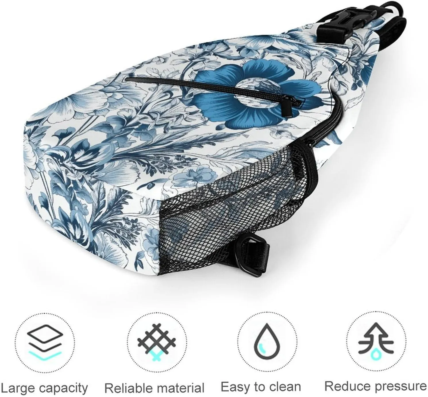 Dark And Light Colors Crossbody Bag, Sling Bag, Sling Backpack, Belt Bags for Travel Outdoors Hiking