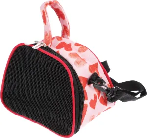 DECHOUS Small Pets Carrier Bag Breathable Travel Pouch for Hamster Guinea Pig and Other Small Animals Strap with Zipper Closure for Comfortable Outdoor Use