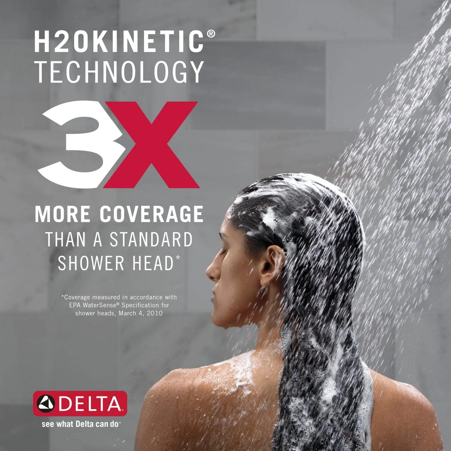 Delta Faucet 55140-PN, Polished Nickel Zura Multi-Function Hand Shower with Wall Mount