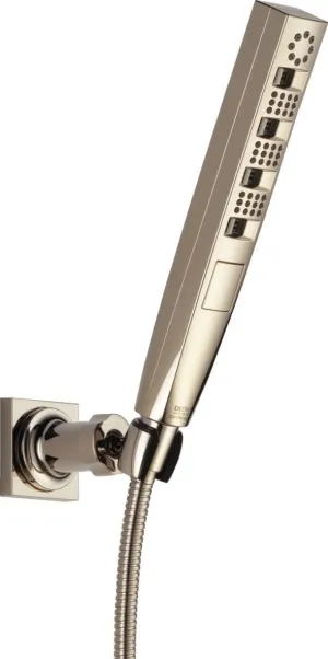Delta Faucet 55140-PN, Polished Nickel Zura Multi-Function Hand Shower with Wall Mount