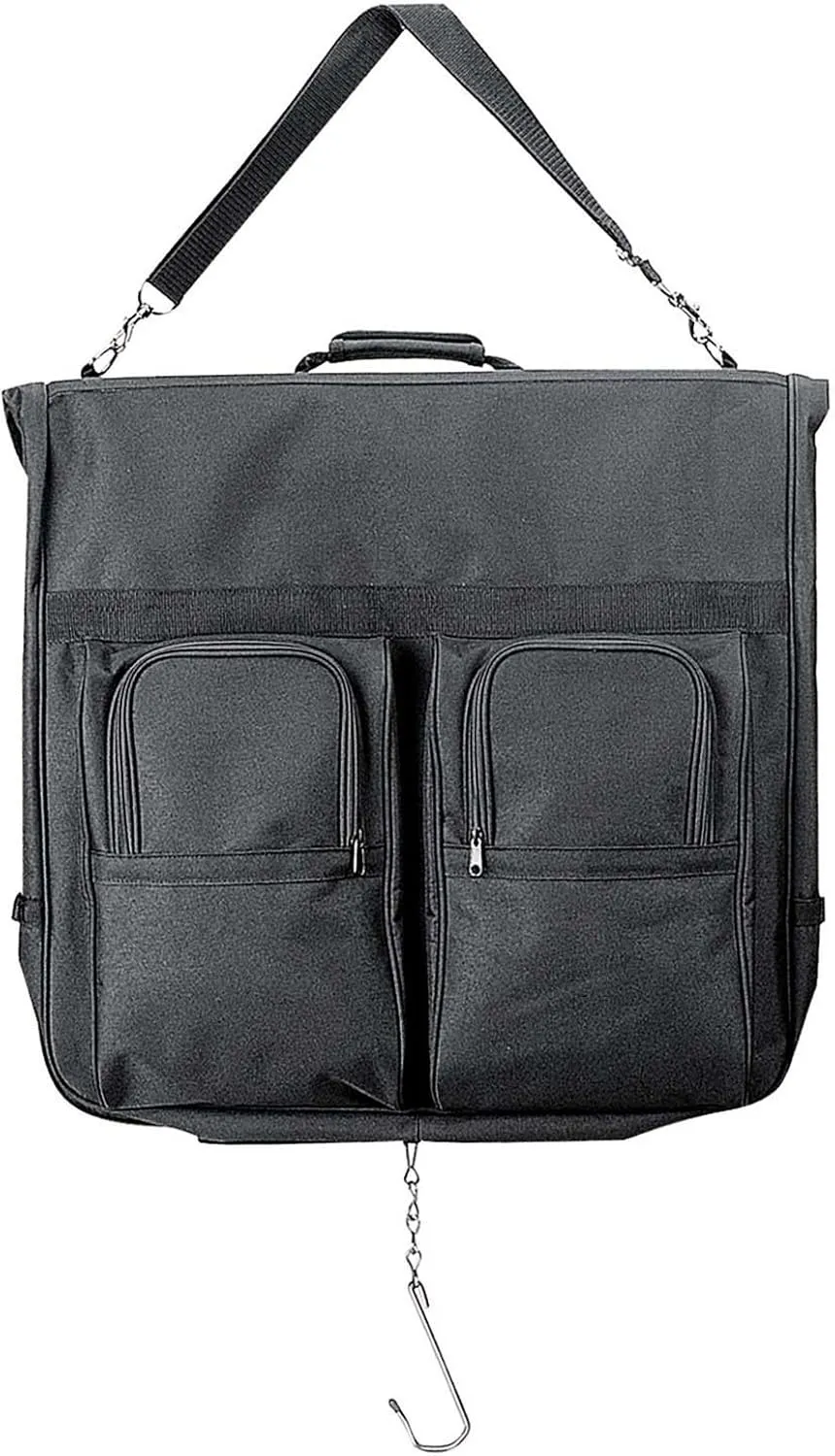 DELUXE Garment Bag Cover 46" for Suits and Dresses Clothing Deluxe Pockets
