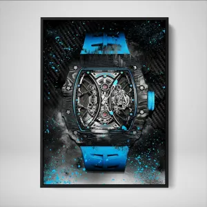 DEVICI Richard Mille RM 53-01 Tourbillon Pablo Mac Donough inspired Richard Mille Framed Canvas Wall Decor - Motivational Wall Art Richard Mille Watches For Men Framed Art Posters & Prints