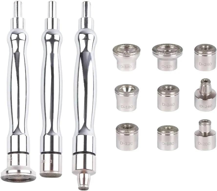 Diamond Dermabrasion Accessories 9 Tips 3 Wands Microdermabrasion Machine Replacements Dermabrasion Tool Professional or Home Use