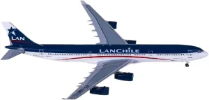Diecast Plane Model 1:400 for A340-300 Alloy Die-Casting Airplane Model Display Collection Multi-Functional Decorations