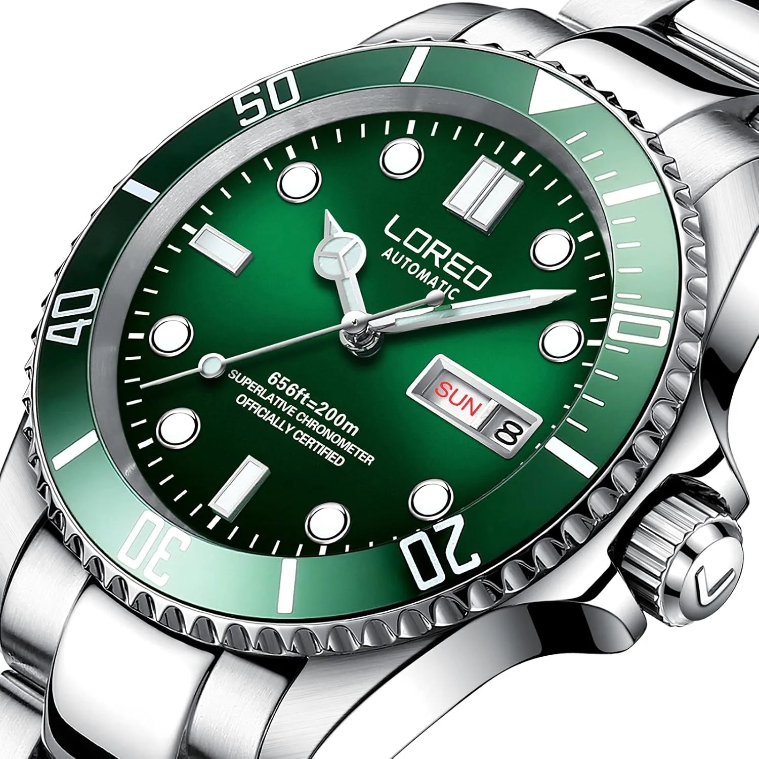 Diving Watches for Men Pro Diver Scuba Automatic Waterproof Watch Rotating Bezel