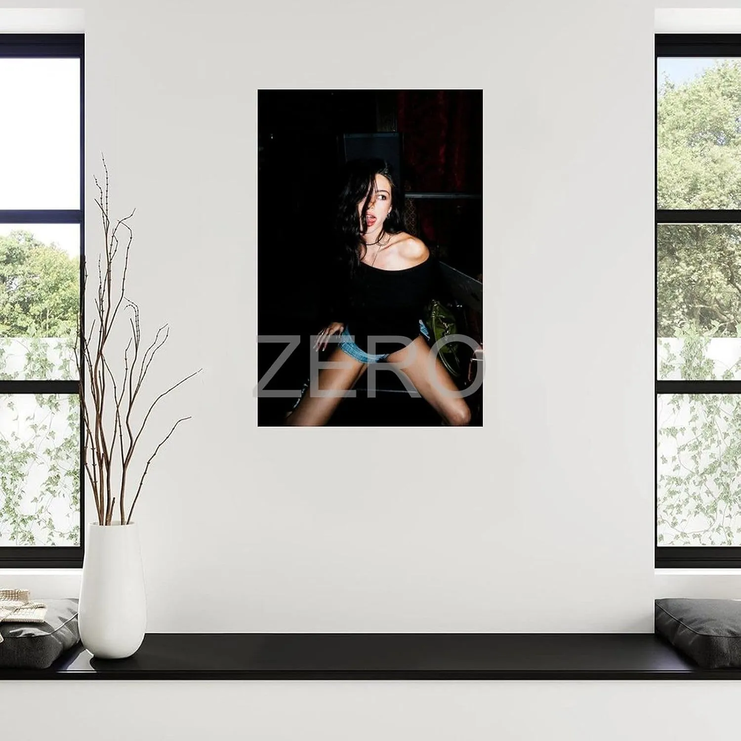 DKUIYCG Posters for Room Aesthetic Mishka Silva Sexy Poster Canvas Painting Wall Art Poster for Bedroom Living Room Decor 08x12inch(20x30cm), Unframe-style