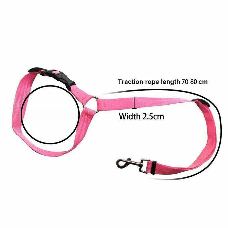 Dog Pet Safety Seat Belt Clip For Car Vehicle Seatbelt Adjustable Harness Lead