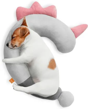 Dog Pillow - Soft Neck Pillow for Dogs, Washable Dog Calming Pillow for Better Sleep, Reduces Anxiety, Gift for Medium/Large Dogs and Cats