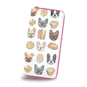 Dog Print Long Wallet