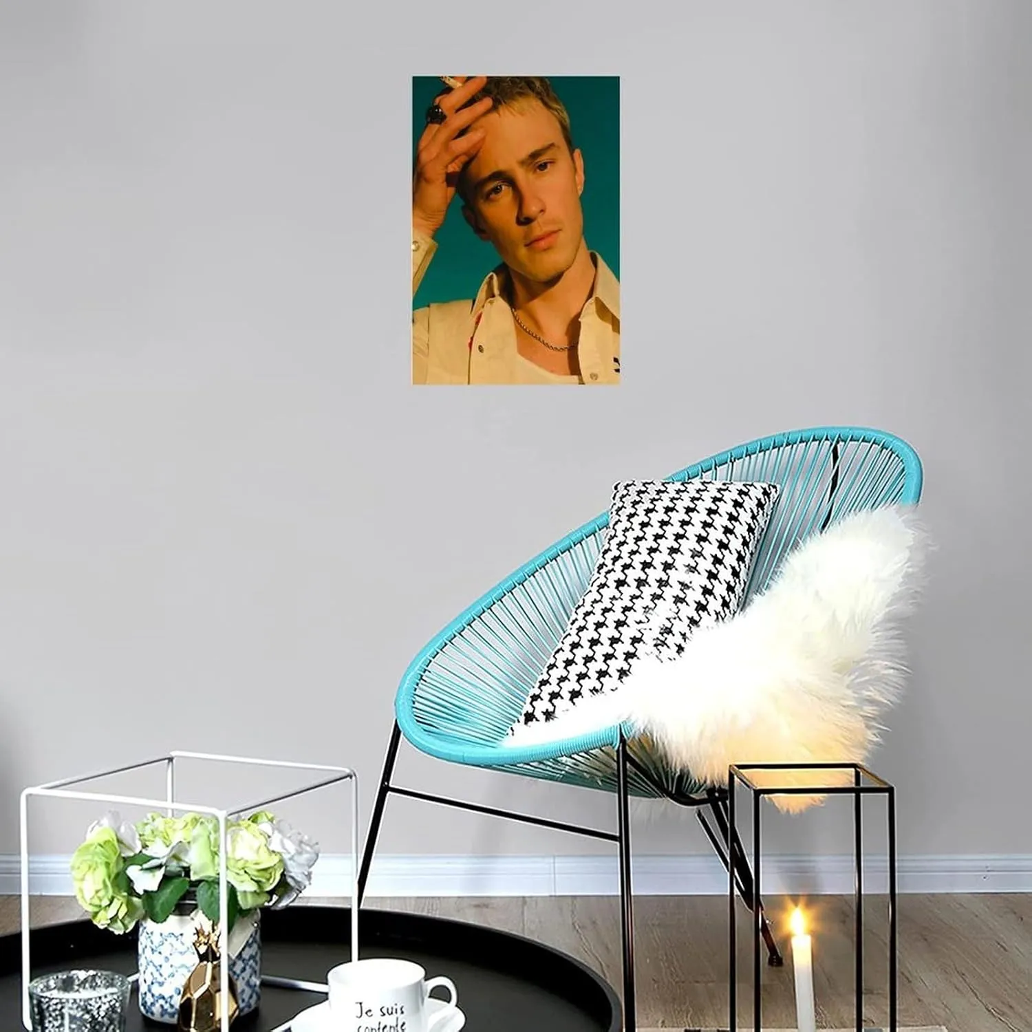 Drew Starkey Actor Art Poster Room Poster1Wall Poster Art Canvas Print Living Room Office Bedroom Aesthetic Poster08x12inch(20x30cm) Unframe-style