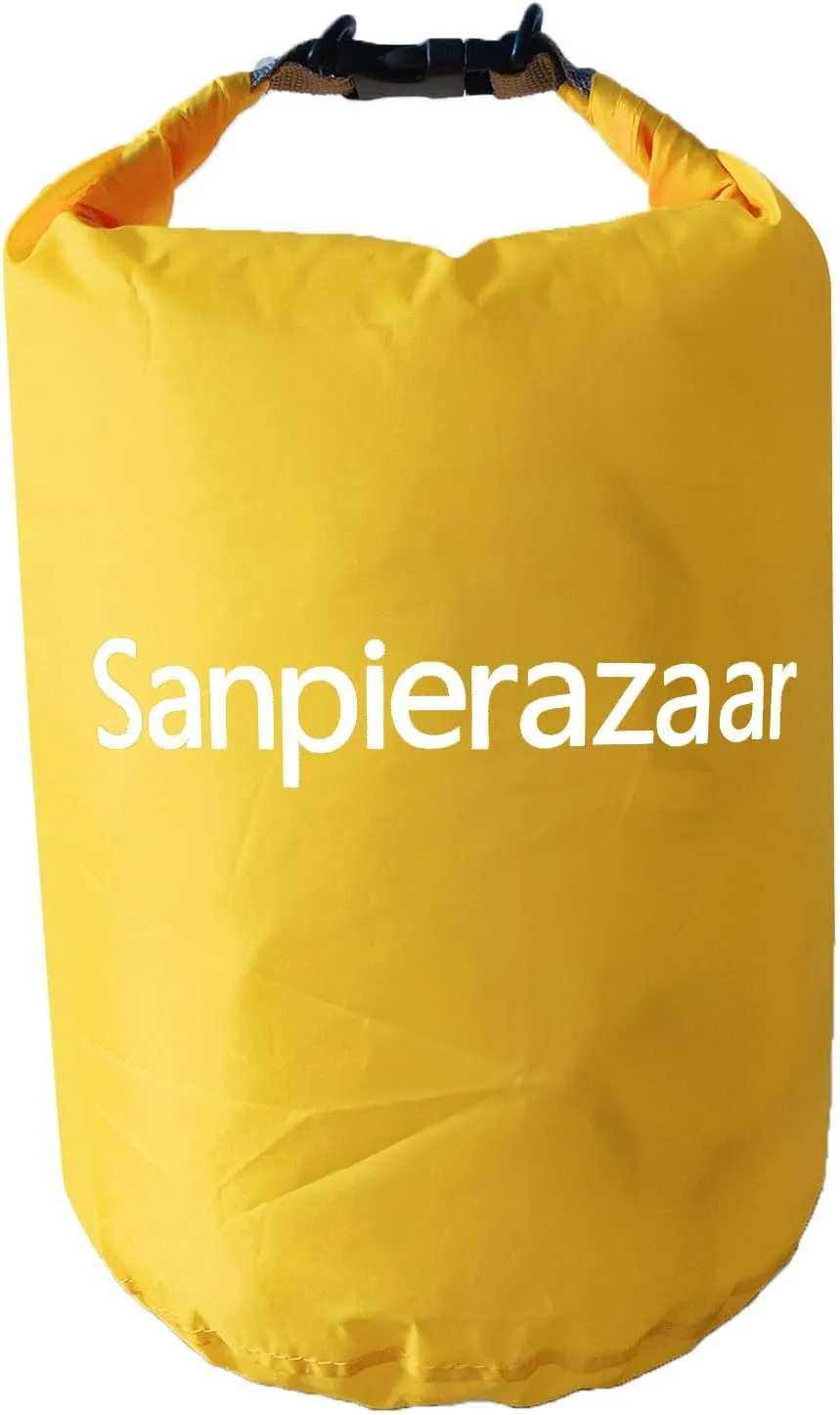 Dry Bags Waterproof, Ultralight Dry Sack, 10L/20L/40L/70L Waterproof Bags,Roll Top Sack for Kayaking, Beach, Rafting, Boating, Hiking, Camping,Swimming (Yellow, 70L)