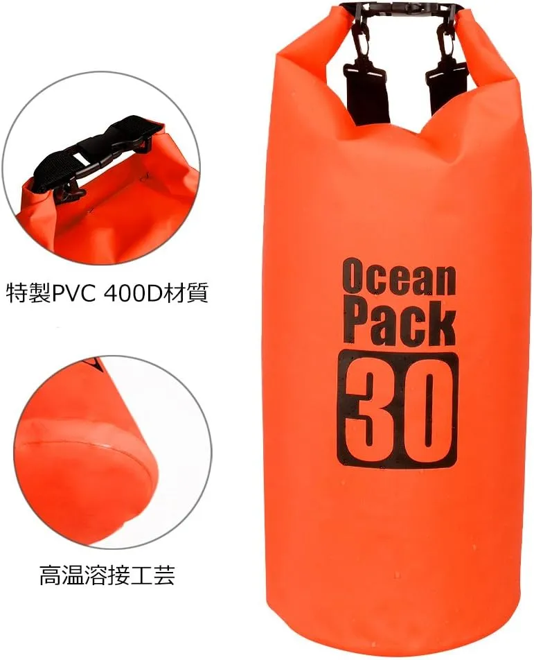 Dry Sack/Floating Waterproof Bag 2L/5L/10L/20L/30L for Boating, Kayaking, Hiking, Snowboarding, Camping, Rafting, Fishing and Backpacking