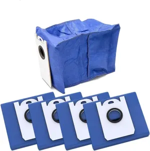 Dustin Vacuum Bags for BObsweep for Ultra-Vision, 4.6L Large Capacity Vacuum Cleaner Robot Accessories Spare Parts Kits Reusable Dust Bag(5 PACK)