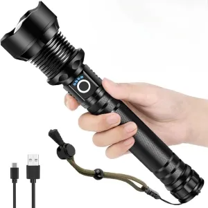 Dyale P70 Super Bright Flashlight Rechargeable LED Strong with 5 Modes, IPX7 Waterproof, Powerful Handheld Portable Lighting Flashlights for Outdoor