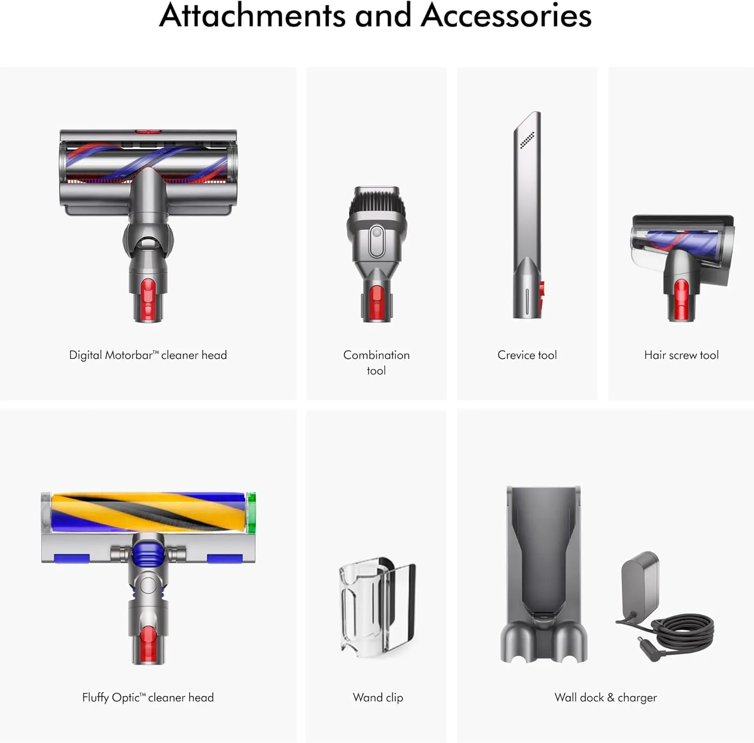 Dyson V15 Detect Cordless Vacuum Cleaner, Yellow/Nickel